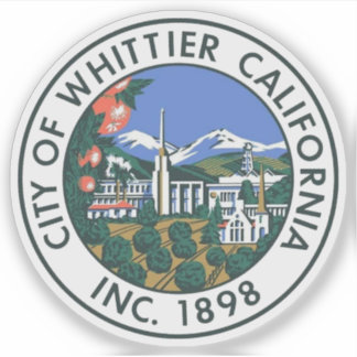 Seal of Whittier, California, USA