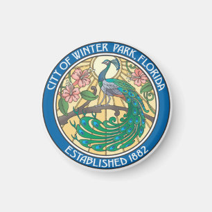 Seal of Winter Park, Florida Magnet