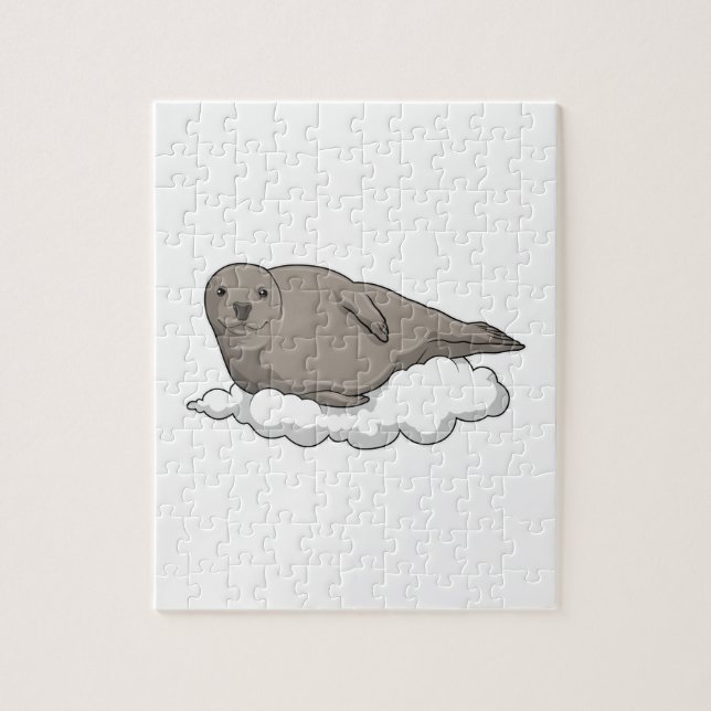 Seal on Clouds Jigsaw Puzzle (Vertical)
