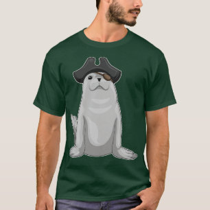 Seal Pirate Eye patch T-Shirt