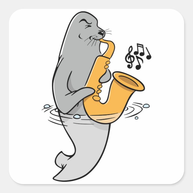 Seal Playing The Saxophone (Front)