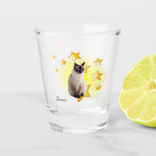 Seal Point Siamese Cat is a Star Shot Glass
