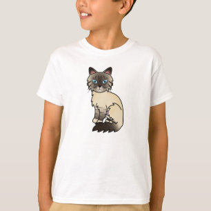 Seal Point Tabby Birman / Ragdoll Cat T-Shirt