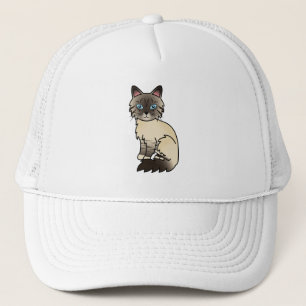 Seal Point Tabby Birman / Ragdoll Cat Trucker Hat
