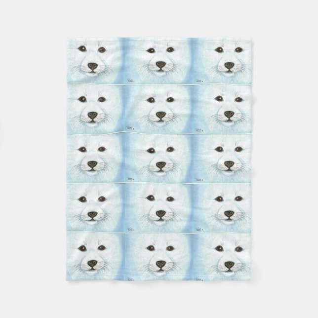 SEAL PUP FLEECE BLANKET (Front)