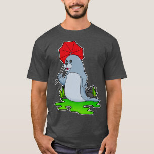 Seal Raining Umbrella 1 T-Shirt