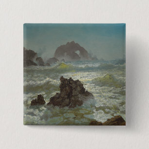 Seal Rock, California, c.1872 15 Cm Square Badge