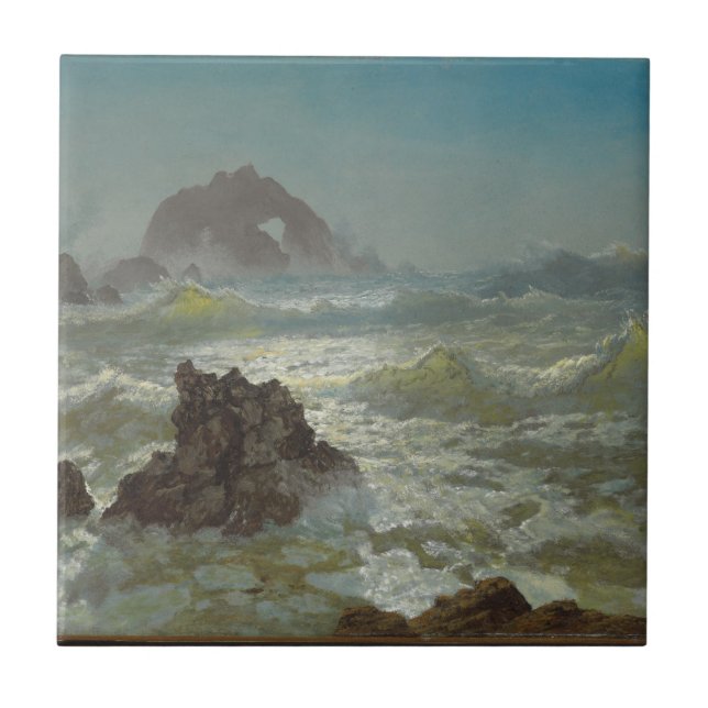 Seal Rock, California, c.1872 Ceramic Tile (Front)