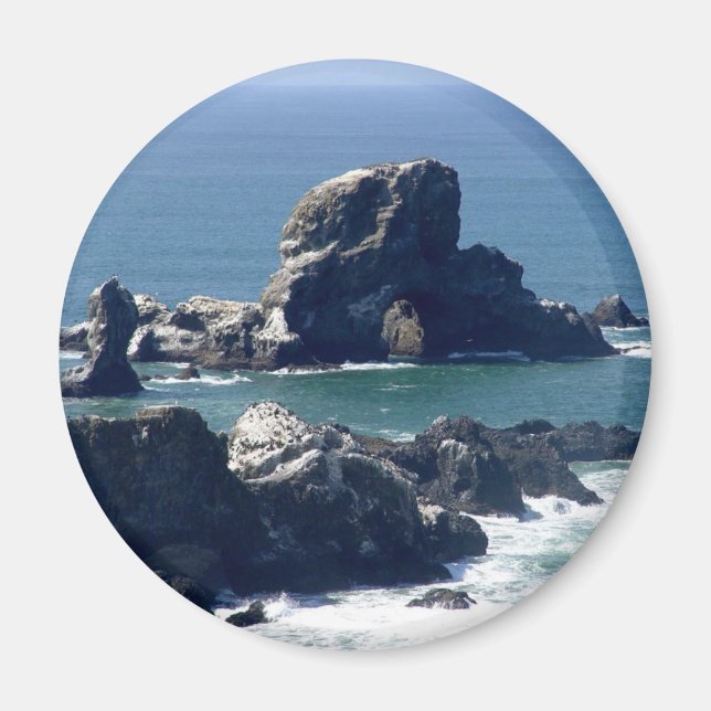 Seal Rock Ecola State Park Oregon Coast Magnet (Front)