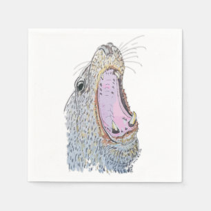Seal Scream Napkin