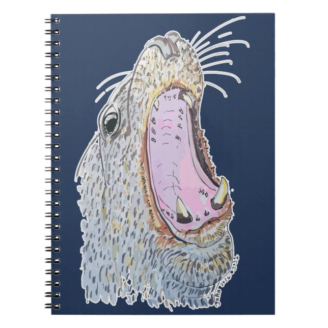 Seal Scream Notebook (Front)