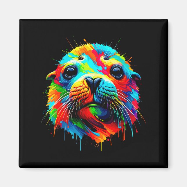 Seal Sea Lion  Magnet (Front)