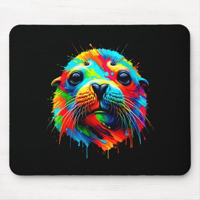 Seal Sea Lion  Mouse Pad (Front)