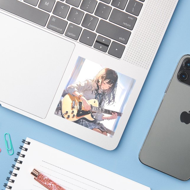 Seal Seal|Guitar JK Sushi Musume GenerativeAI (Laptop w/ iPhone)