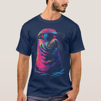 Seal Sunglasses Sea Lion Ocean Animal friend T-Shirt