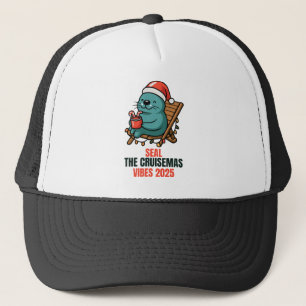 Seal the Cruisemas Vibes 2025 Trucker Hat