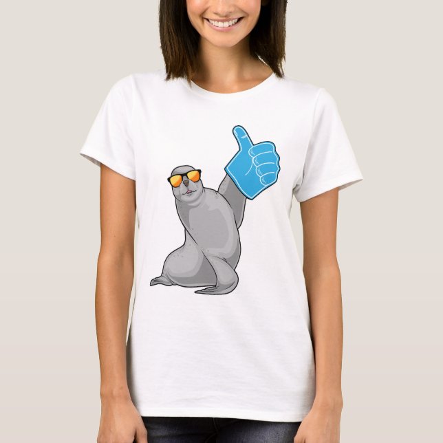 Seal Thumbs up T-Shirt (Front)