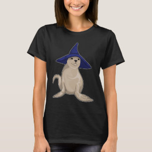Seal Witch Hat T-Shirt