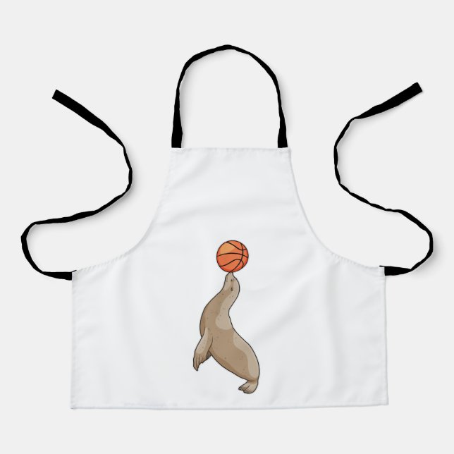 Seal with Basketball Apron (Front)
