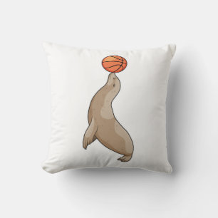 Seal with Basketball Cushion