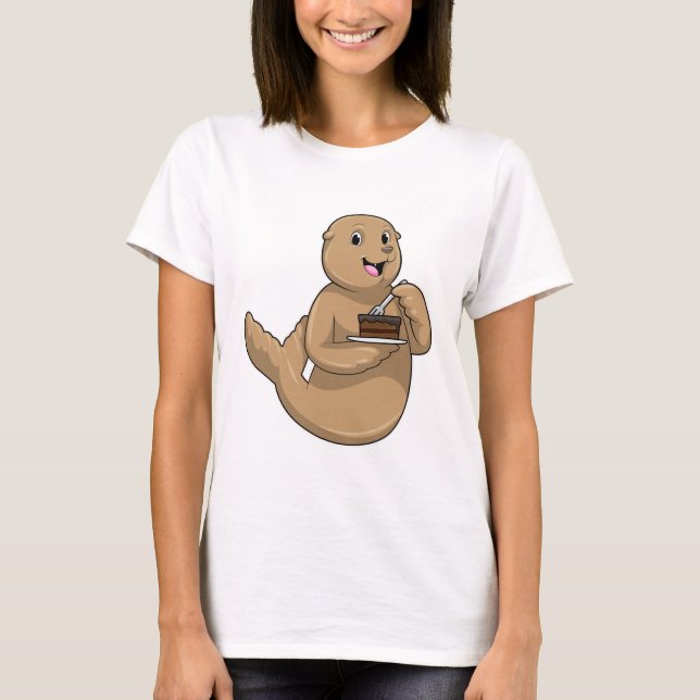 Seal with Cake T-Shirt (Front)