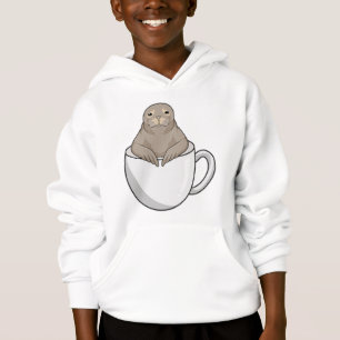 Seal with Coffee cup