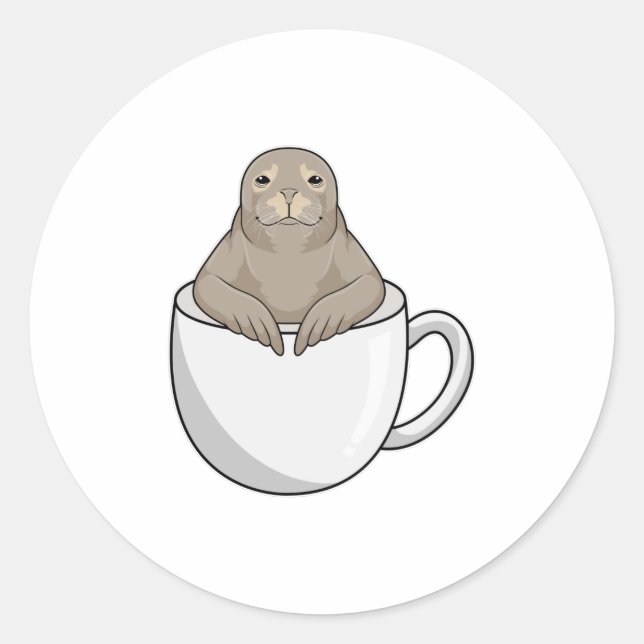 Seal with Coffee cup (Front)
