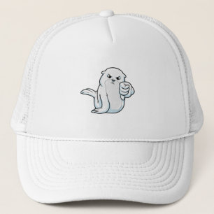 Seal with Disapprove Trucker Hat