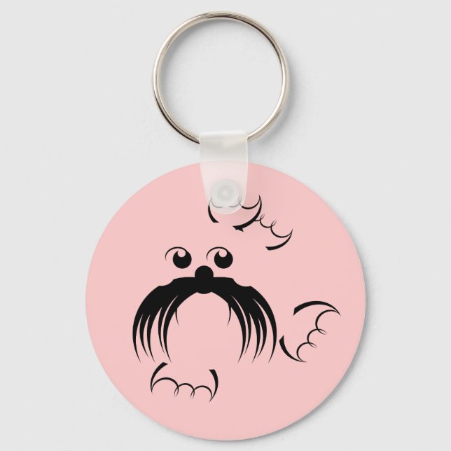 Seal with fabulous whiskers key ring (Front)