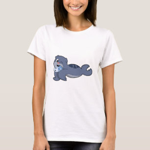 Seal with Fish (3).PNG T-Shirt