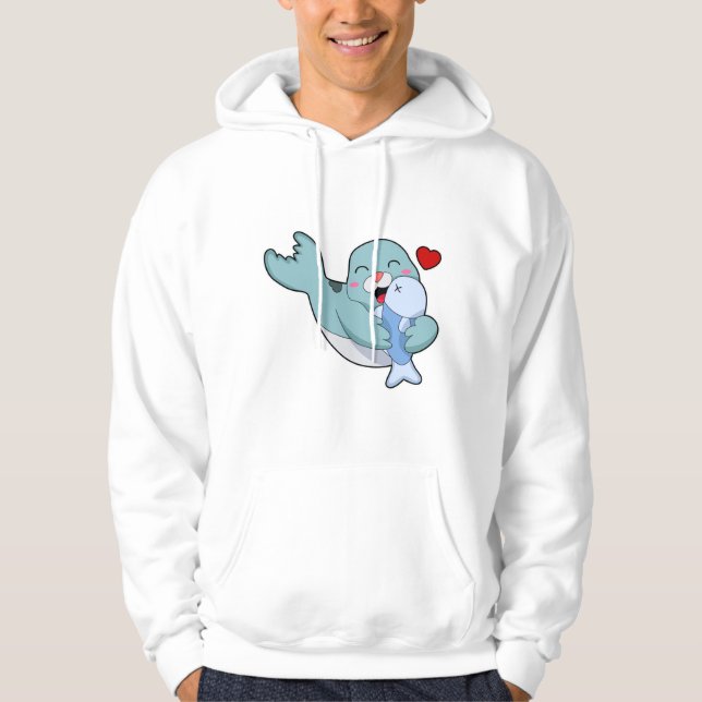Seal with Fish Hoodie (Front)