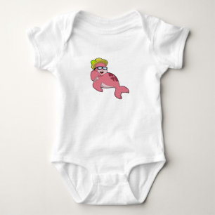 Seal with Glasses.PNG Baby Bodysuit