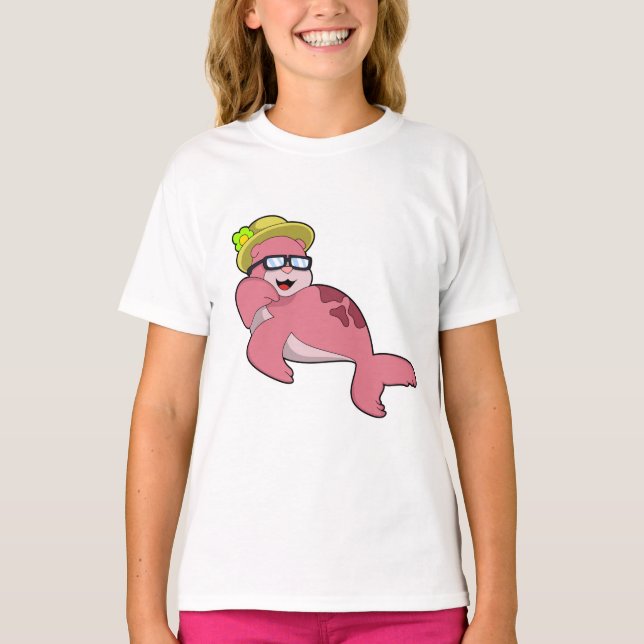 Seal with Glasses.PNG T-Shirt (Front)