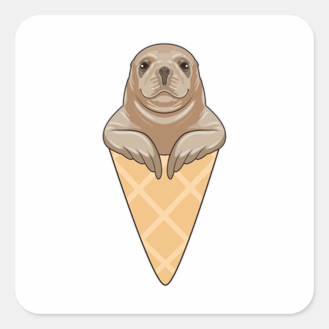 Seal with Ice cream cone (Front)