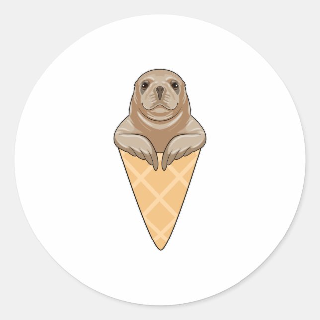 Seal with Ice cream cone (Front)