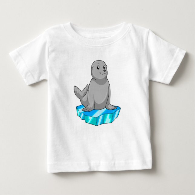 Seal with Ice floe Baby T-Shirt (Front)