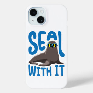 Seal With It Cool Seal with Sunglasses iPhone 15 Case