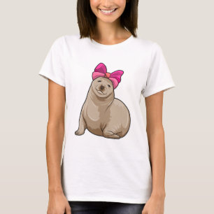 Seal with Ribbon T-Shirt