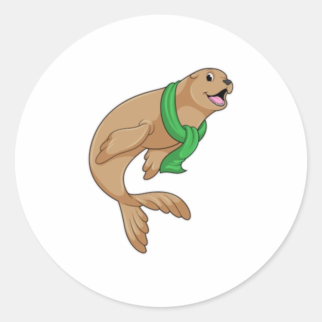 Seal with Scarf (Front)