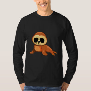 Seal With Sunglasses Cool Summer Baby Shades Anima T-Shirt