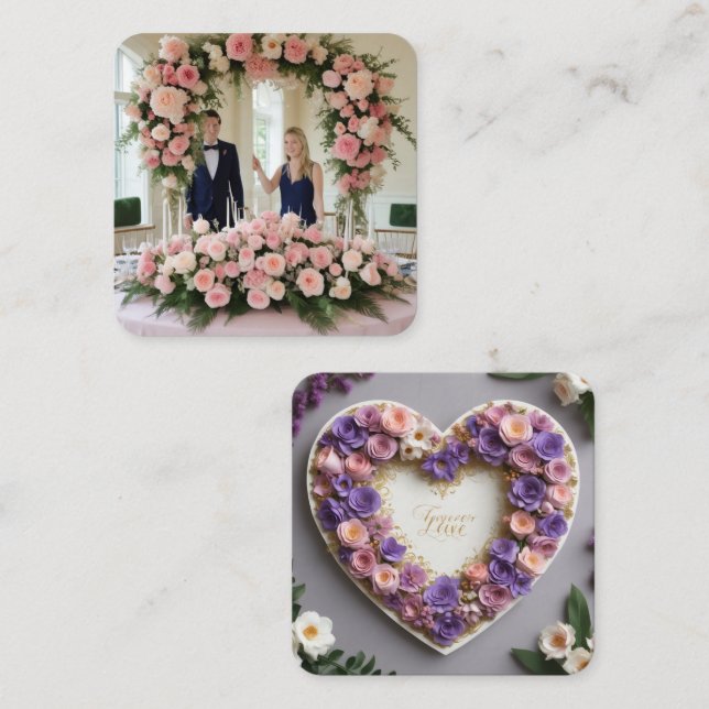 Seal Your Day with Elegance Enclosure Card (Front/Back)