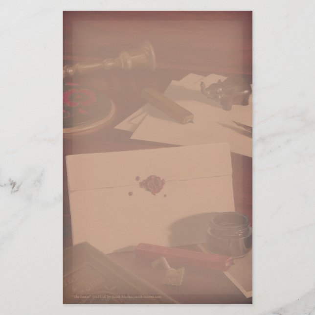 Sealed Letter on Antique Desk stationery (Front)