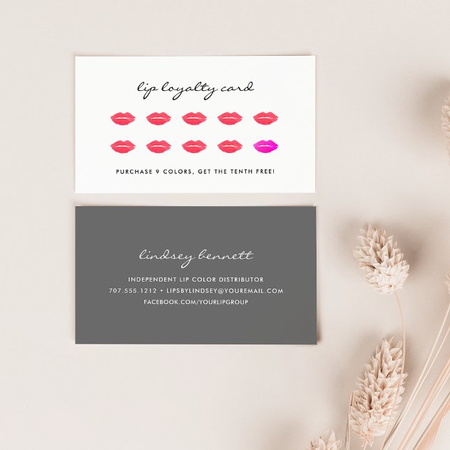 Sealed With a Kiss | Beauty Loyalty Card (Creator Uploaded)