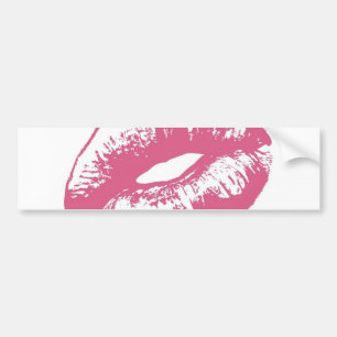 Sealed with a Kiss Bumper Sticker