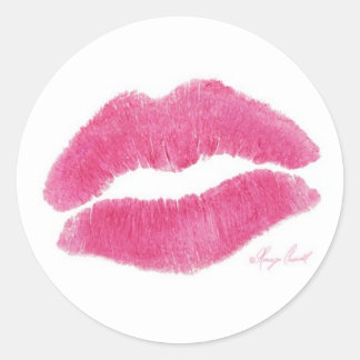 Sealed with a Kiss Classic Round Sticker