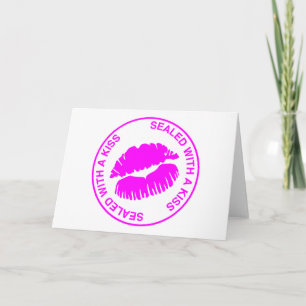Sealed With A Kiss Holiday Card