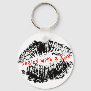 Sealed with a Kiss Key Ring