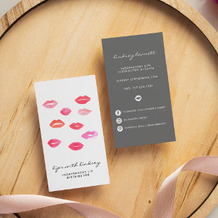 Sealed With a Kiss Lip Product Distributor Business Card