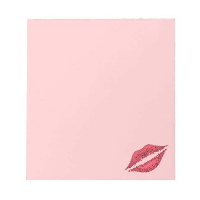 Sealed with a Kiss Notepad (Front)