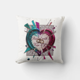 Sealed with a Kiss-Off T-Shirt   Fractured Oath Cushion